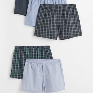 Calzoncillos Boxer para Hombre RABUSH SPORTS de Primera Calidad, Marca OEM, 100% Algodón, Transpirables, a Rayas, de Secado Rápido, Paquete Combinado - Product Image 1