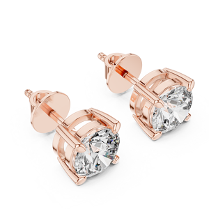 Boucles d'oreilles en diamant de laboratoire de 2,50 carats, or 18 carats, certifiées IGI, couleur E, taille brillant rond, diamants synthétiques, tendance, pour femmes - Product Image 6