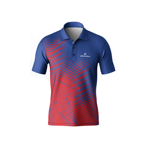 Camisetas de Golf Sublimadas de Poliéster y Spandex para Hombre, de Manga Corta, Transpirables, de Secado Rápido, Casuales, Personalizadas, de Alta Calidad |   Camisas al por Mayor - Product Image 1