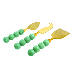 Luxury Epoxy Resin & Wood <b>Cheese</b> <b>Knife</b> <b>Set</b> Stainless Steel Blade For Stylish Serving Charcuterie Board Trending <b>Cheese</b> Tools <b>Set</b> - Product Image 4