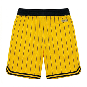 Shorts de basket-ball pour hommes grande taille à séchage rapide |   Pochette imprimée en maille, style streetwear hip-hop, respirante, coupe décontractée, toutes saisons - Product Image 2