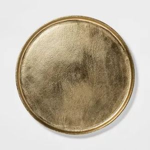 Modern Handmade Brass <b>Round</b> Tray Decorative Serving Plate for Dining <b>Table</b> <b>Coffee</b> <b>Table</b> Hotel Restaurant Home Decor - Product Image 1