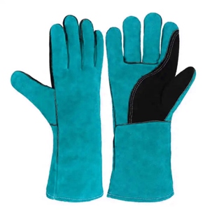 Gants de soudage en cuir de vachette de haute qualité, durables, chauds et épais, gants de sécurité industrielle à bas prix - Product Image 3