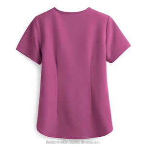 Uniformes de soins de santé confortables Ensembles de hauts pour médecins et infirmières Tissu non tissé extensible pour le travail Vêtements médicaux de marque privée - Product Image 3