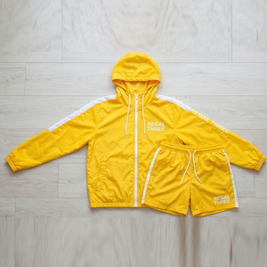 Wholesale Windbreaker Short Suit Men 100% Nylon Waterproof Shorts Two Piece Outdoor Lightweight <b>Wind</b> <b>Breaker</b> Short Tracksuits - Product Image 6