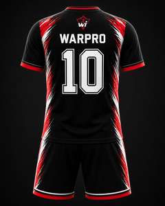 Uniforme de Fútbol Transpirable, Conjunto Deportivo Básico para Competencia, Camiseta y Pantalones Cortos para Liga, Prácticas y Sesiones de Equipo - Product Image 3