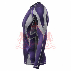 Lightweight <b>Compression</b> Clothing With Flatlock Stitching Rash Guard For Water Adventures Rash Guard - Product Image 2