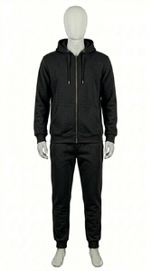 Plain Hoodie And Sweatpants Set Stylish Streetwear Apparel <b>Tracksuit</b> For man - Product Image 2