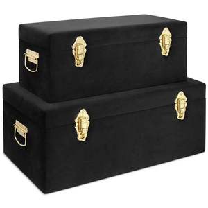 Caja de Almacenamiento Metálica Personalizada de Lujo, Baúl Decorativo para Recuerdos con Cerradura y Diseño Interior con Estampado de Caballos - Product Image 5