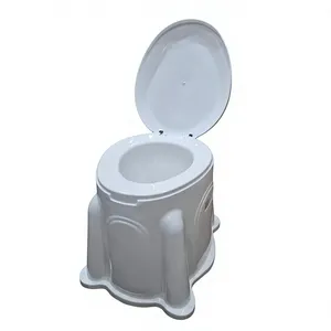 Plastic <b>Commode</b> <b>Chair</b> With Lid For Homecare Use - Product Image 4