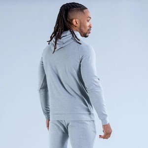 Sudadera con Capucha Personalizada al por Mayor para Hombre, con Logotipo Frontal, Tejido Elástico, Resistente al Viento, para Invierno, Gimnasio, Entrenamiento, Ropa Deportiva, Transpirable y Suave - Product Image 5
