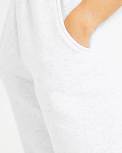 Women's White Fleece Printed <b>Harem</b> Pants Mid Waist Elastic Drawstring Loose Fit Wide Leg Full Length Casual Sweatpants Winter - Product Image 3
