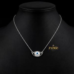 Collier pendentif en diamant symbole de l'éternité Zyorio Jewels, magnifique, pour femme, cadeau de fiançailles ou de mariage, or - Product Image 3