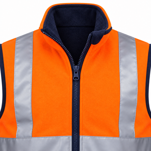 Gilet de sécurité réfléchissant de qualité supérieure, gilet de travail haute visibilité avec bandes pour les travailleurs de la construction, vêtements de protection extérieure - Product Image 3