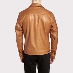 Buttery Soft <b>Brown</b> <b>Leather</b> <b>Jacket</b> for <b>Men</b> - Product Image 2