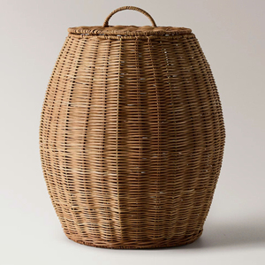 Elegant Natural Rattan Stotage Basket <b>Storage</b> <b>Box</b> with Lid from Vietnam Manufacturer Wholesale price - Product Image 1