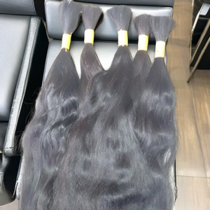 100% Naturel Remy Cheveux Bundle Humide Ondulé En Vrac Sans Trame Cheveux pour Tresser Pas Cher Non Transformés Extensions de Cheveux Bruts - Product Image 1