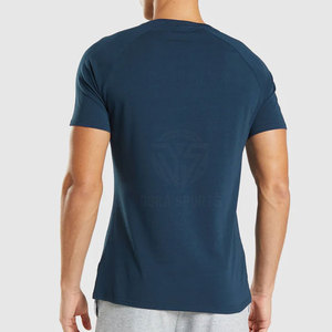 OEM Service Custom Printed Design Men's Gym T-Shirts Loose Fit Top Quality Wholesale Price 100% Cotton Gym T-Shirts For Men - Product Image 2