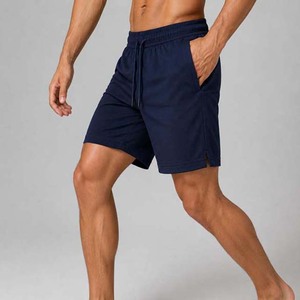 Lightweight 100% Cotton Men's Shorts Navy Blue Color Casual Wear - Product Image 5