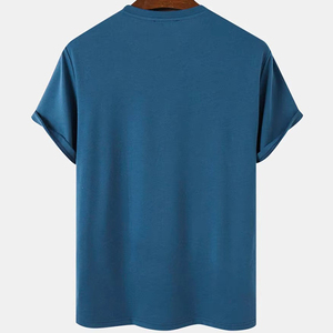 Nuevas Camisetas de Punto Extra Grandes con Estampado Personalizado OEM, Vintage, Manga Corta, 100% Algodón, Casuales, Ecológicas, Transpirables, de Alta Calidad - Product Image 1