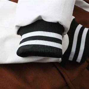 Veste de Baseball Homme Moderne de Qualité Supérieure avec Panneaux Contrastants et Boutons Cachés – Style Urbain Décontracté - Product Image 3