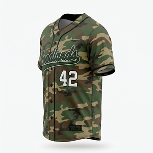 Nouvelles tenues de baseball personnalisées en polyester respirant, uniformes sportifs imprimés, style OEM/ODM, commande en gros disponible - Product Image 3