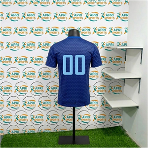 Camiseta de Fútbol Personalizada para Hombre, Nombre del Equipo Impreso por Sublimación, Transpirable, Ligera, de Manga Corta, de Alta Calidad - Product Image 3