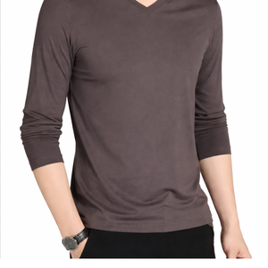 เสื้อยืดผู้ชายทรงเข้ารูป แขนสั้น ระบายอากาศ แห้งเร็ว ผ้าฝ้าย 100% คุณภาพสูง มีจำหน่าย - Product Image 5