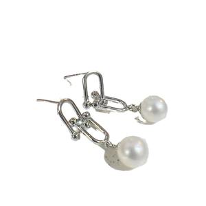 S925 Silver Freshwater <b>Edison</b> Pearl Dangle Earrings Luxury Fashion with Natural Mother Pearl Shell Inlay Strong <b>Light</b> Infection - Product Image 4