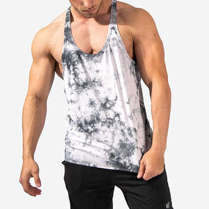 Camisetas de Tirantes Básicas de Verano para Hombre, 100% Algodón, Transpirables, con Logotipo Personalizado, para Gimnasio, Entrenamiento, Fitness, Diseño OEM - Product Image 3