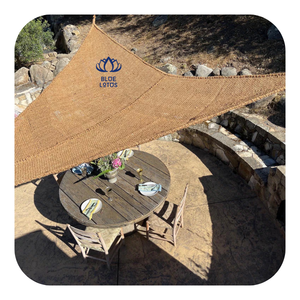 ร่มกันแดดใยมะพร้าว OEM ODM ขนาดสั่งทำ ตาข่ายกันแดดสีน้ำเงิน บลูโลตัส เวียดนาม 2026 - Product Image 1