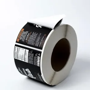 Biodegradable Honey Jar <b>Labels</b> Wholesale <b>Personalized</b> Sticky Roll <b>for</b> Food Containers <b>Bottles</b> Glass - Product Image 2