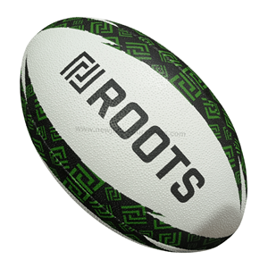 Ballons de rugby en cuir synthétique cousus à la main pour la compétition - Logo personnalisé OEM Fabricant en gros - Product Image 4