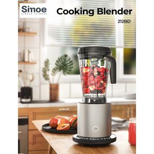 Licuadora y Exprimidor de Alta Potencia de 1500W con 10 Velocidades, Recipiente de Vidrio, Procesador de Alimentos para Bebés 2 en 1 - Product Image 5