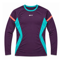 Chemise de compression respirante unisexe anti-UV pour entraînement MMA et sport