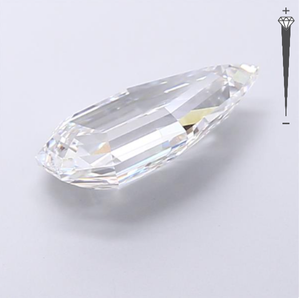 IGI Certified 3.36 CT PEAR NONAGON CUT <b>D</b> Color VVS2 Clarity Lab Grown Diamond <b>Model</b> LG 778649084 ROYAL GEMS Jewelry Making - Product Image 2