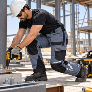 Pantalon de travail Field Work Safety Jogger, classe 2 ANSI, imperméable, logo, vêtements de travail robustes, coupe confortable pour la construction mécanique - Product Image 6