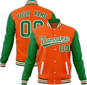 Chaquetas de Béisbol para Hombre con Diseño Personalizado, Nombre del Equipo y Número Bordados - Product Image 5