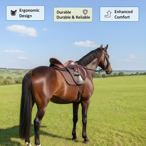 Selle Western Artisanale de Haute Qualité |   Construction en cuir durable |   Équipement de confort idéal pour la conduite sur sentiers et dans les ranchs |   2026 Premium - Product Image 5