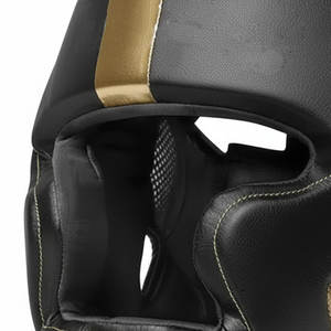 Protège-tête en cuir intégral personnalisé avec logo, vente chaude, prix d'usine, pour l'entraînement de boxe - Product Image 5