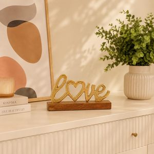 Décoration Murale en Métal avec Base en Bois, Cadeau pour Anniversaire de Mariage, Anniversaire, Décoration d'Intérieur - Product Image 6