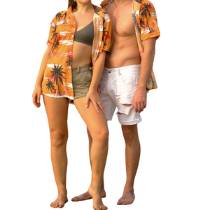 Chemise décontractée pour homme à manches longues, coupe classique, 100% coton, respirante, légère, pour la plage, les vacances, l'été - Product Image 6