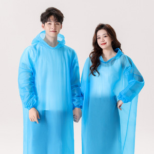 Imperméable universel réutilisable pour adulte, combinaison de pluie épaissie en EVA, idéale pour les sports de plein air, les voyages et la randonnée - Product Image 2