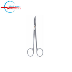 Tijeras Quirúrgicas Peck Joseph de Grado Hospitalario, Acero Inoxidable, Hojas Curvas y Rectas para Cirugía Plástica, Puntas Inocuosas - Product Image 1