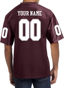 American <b>Football</b> Jersey Manufacturer Polyester Mesh Screen <b>Printing</b> OEM Custom Design Breathable Durable Team Sportswear - Product Image 6