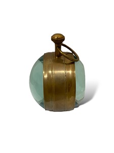 Luxury Handmade Brass Desk <b>Clock</b> with Lens Compass Vintage Nautical Office Decor by Tajdaar Handicraft - Product Image 1