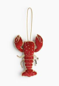 เครื่องประดับรูปกุ้งมังกรประดับลูกปัดทำมือ น่ารัก ธีมทะเล ตกแต่งคริสต์มาส - Product Image 3