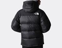 Veste matelassée unisexe noire à capuche coupe-vent écologique respirante décontractée pour l'hiver coupe régulière fermeture éclair broderie sur le devant