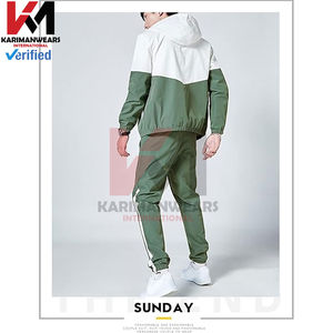 Conjunto de Chaqueta y Pantalones Deportivos Personalizados para Hombre, Chaqueta Ligera Cortavientos y Pantalones, Proveedor de Moda de Verano - Product Image 4