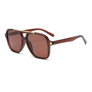 RTS New Fashion <b>Rectangle</b> Double Bridge Trending 2026 PC Lenses UV400 Protection <b>Sunglasses</b> for Men and Women Outdoor Activities - Product Image 6